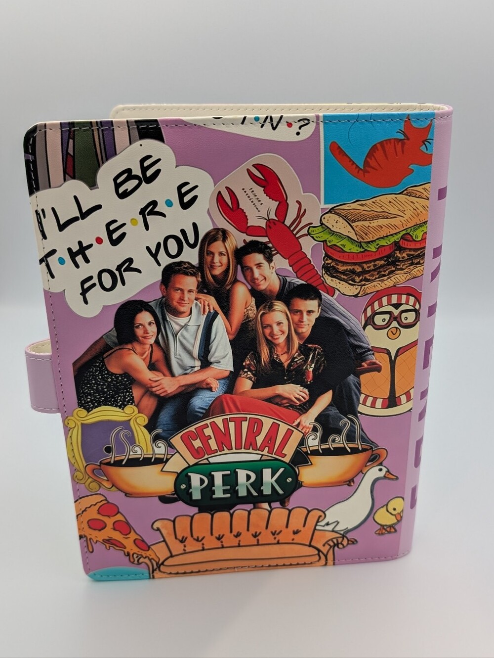 Friends Purple  Binder